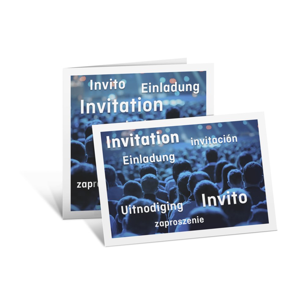 Carte d'invitation A6 – 2M Numerik