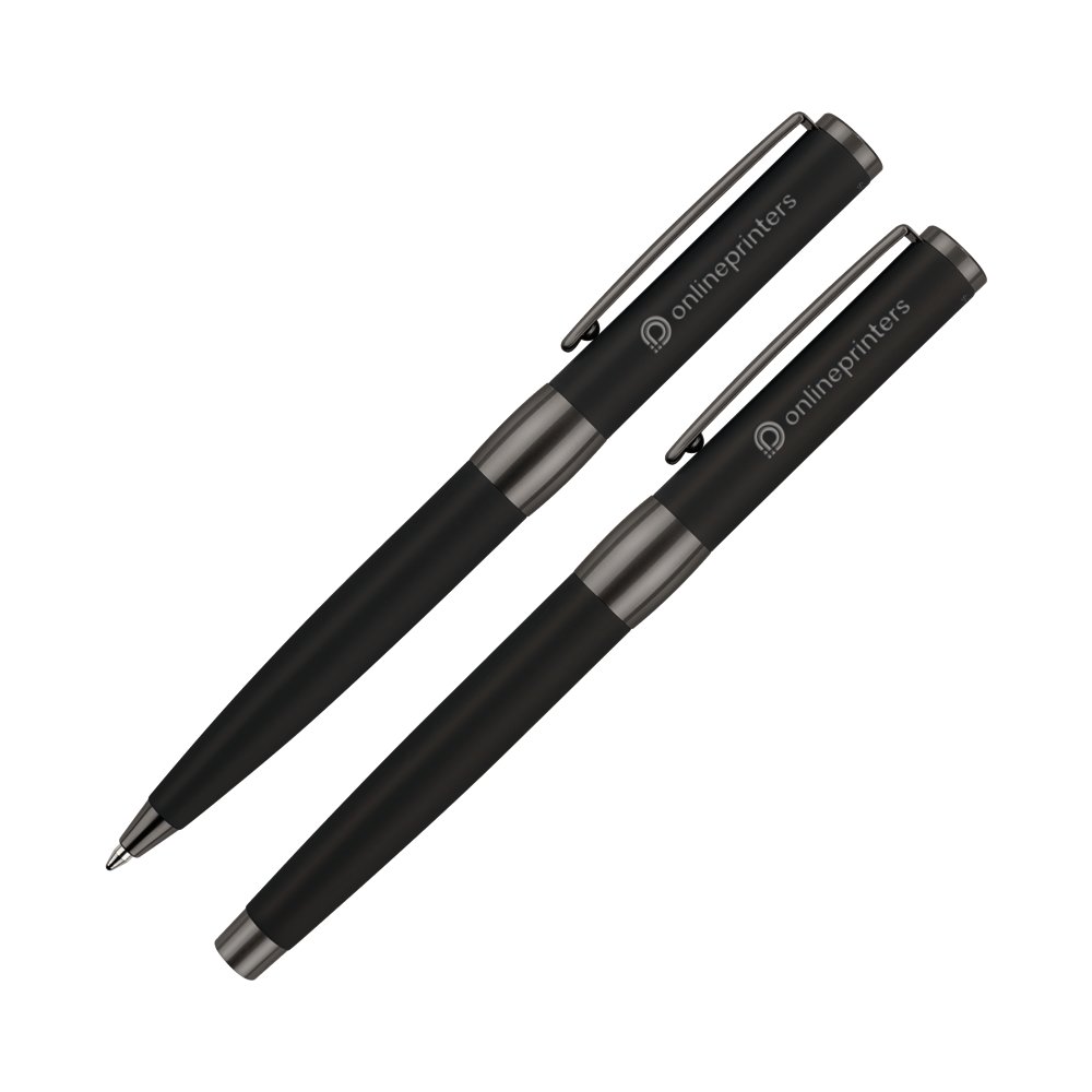 Lot De 4 Stylos à Bille à Plume Noire - Pour écriture, Signatures, école, Bureau - Longueur 29 Cm
