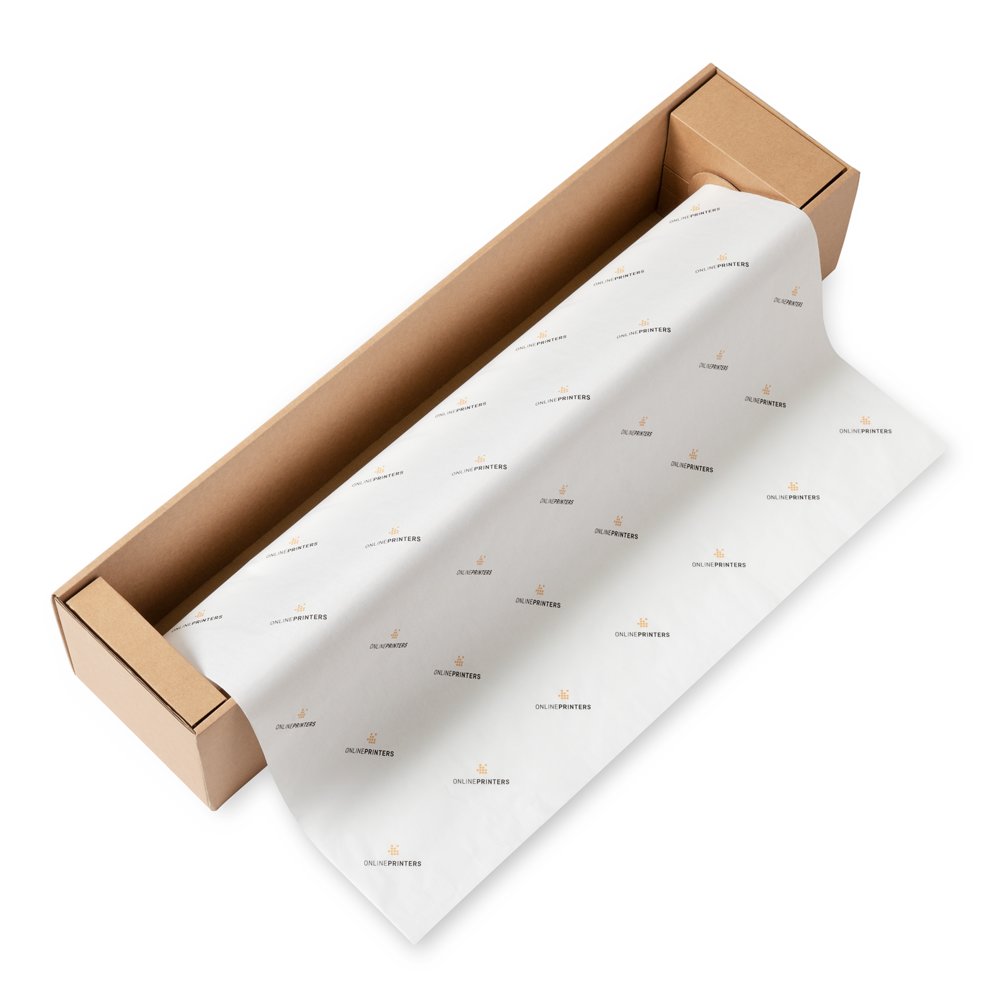 Papier de soie plié 25 g/m² gris pour emballage(L)500 x (l)750 mm