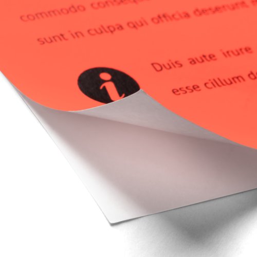 Autocollant en papier jaune non avec forte adhrence.