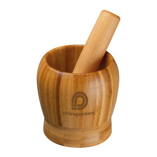 Mortier en bois avec pilon