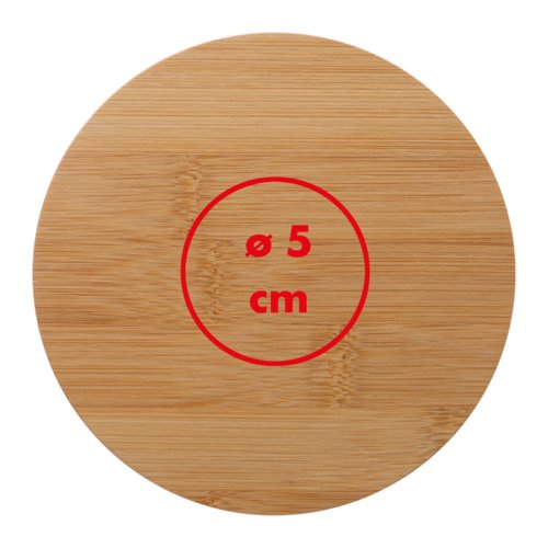 Bol en bois clair avec couvercle pour soupes.
