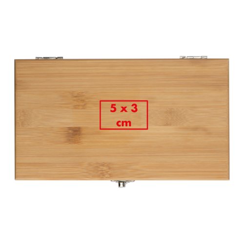 Coffret  vin en bois avec fermeture.