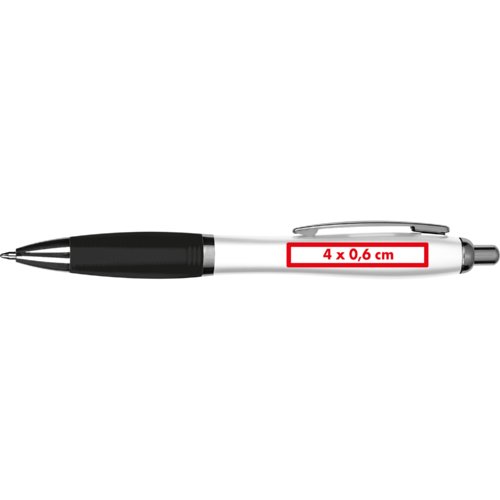 Stylo  bille avec clip et mcanisme  pression.