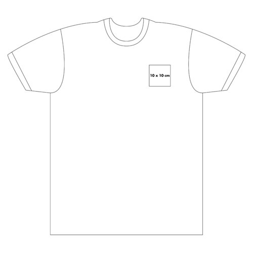 T-shirt doux en coton avec manches courtes et encolure ronde.