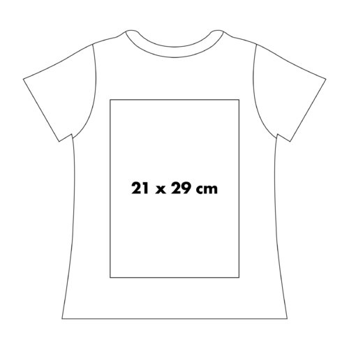 T-shirt en coton, unisexe,  manches courtes.
