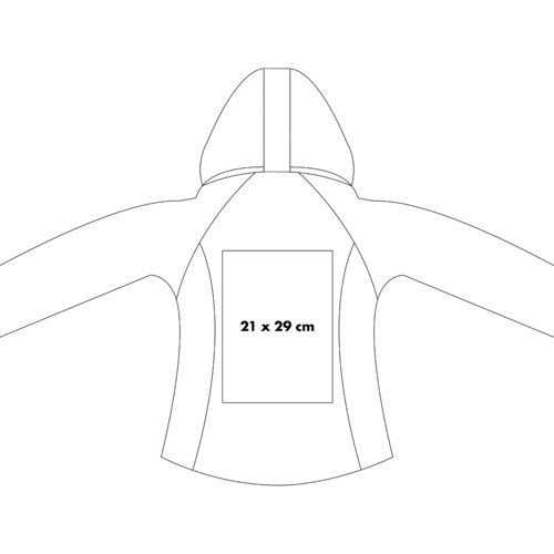 Veste softshell avec capuche.
