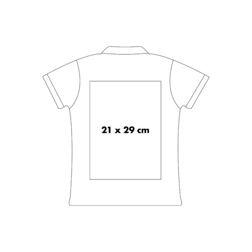 Polo en coton avec courte patte de boutonnage.