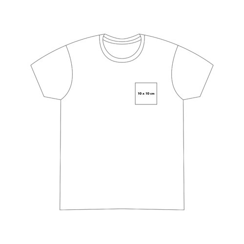T-shirt en coton avec manches courtes et encolure ronde.