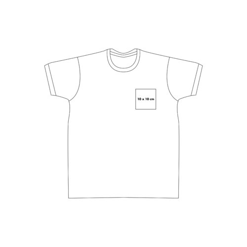 T-shirt en coton avec manches courtes et col rond.