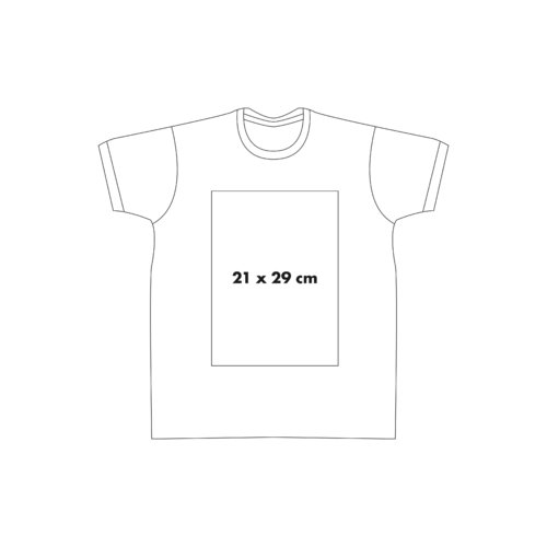 T-shirt en coton  manches courtes et encolure ronde.