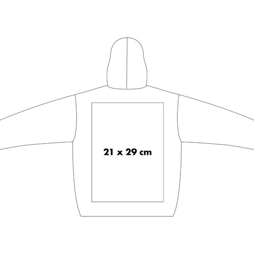 Sweat  capuche en coton avec capuche et poche kangourou.