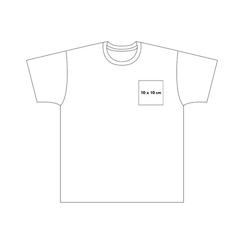 T-shirt en coton  manches courtes et encolure ronde.