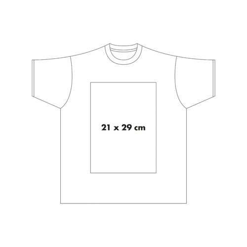 T-shirt uni en coton pais  manches courtes.