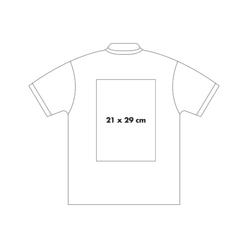Polo en coton avec courte patte boutonne.