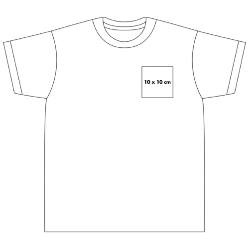 T-shirt en coton avec manches courtes et col rond.