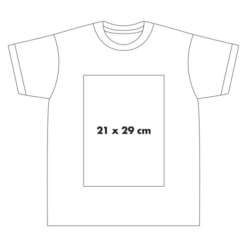 T-shirt en coton avec col rond et manches courtes.