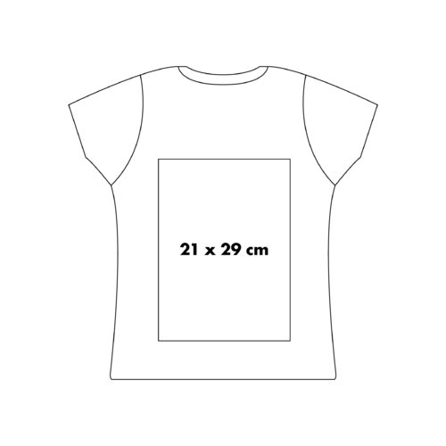 T-shirt en coton avec manches courtes et coupe fminine.