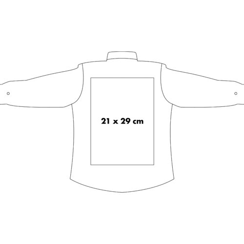 Chemise claire avec manches longues et col.