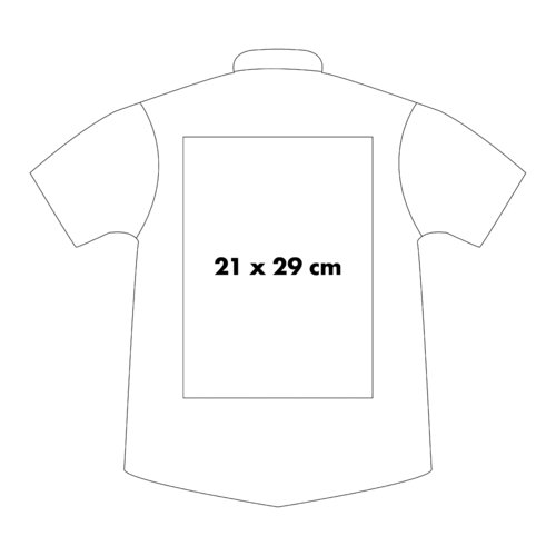 Chemise  manches courtes en tissu avec patte de boutonnage.