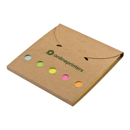 Set de marque-pages adhsifs avec notes repositionnables et couverture.