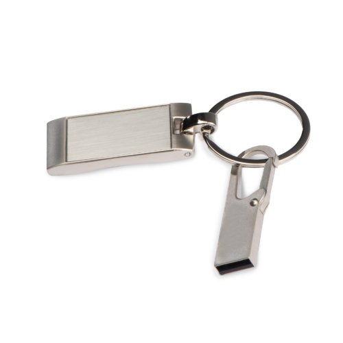 Clé USB en métal avec mousqueton Ragusa 2