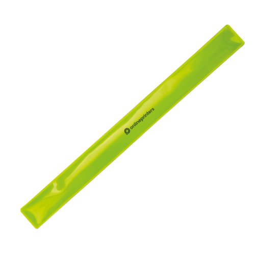 Bracelet  pression jaune en plastique  enrouler.