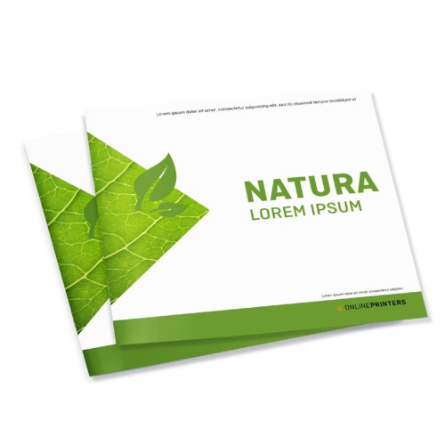 Brochures format paysage écologiques & naturelles, 24 x 17 cm 1