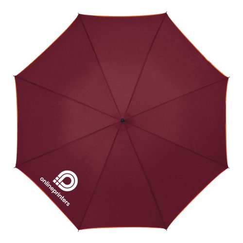 Parapluie automatique bordeaux avec housse.