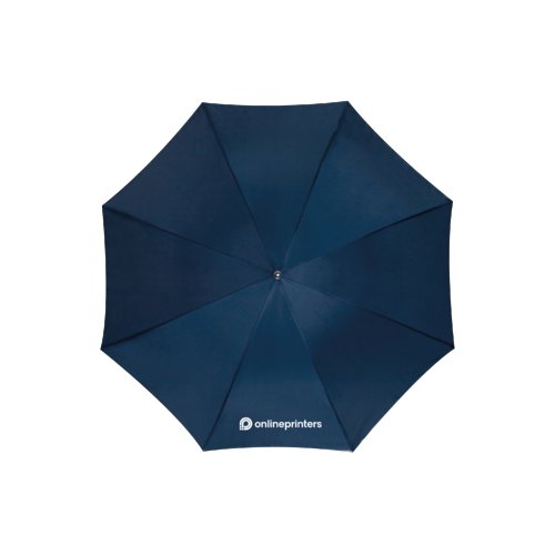 Parapluie automatique bleu fonc avec canopy.