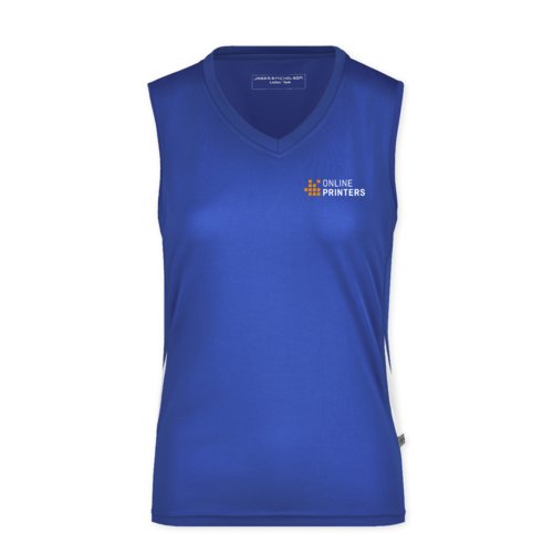 Dbardeur en polyester bleu roi pour femmes.