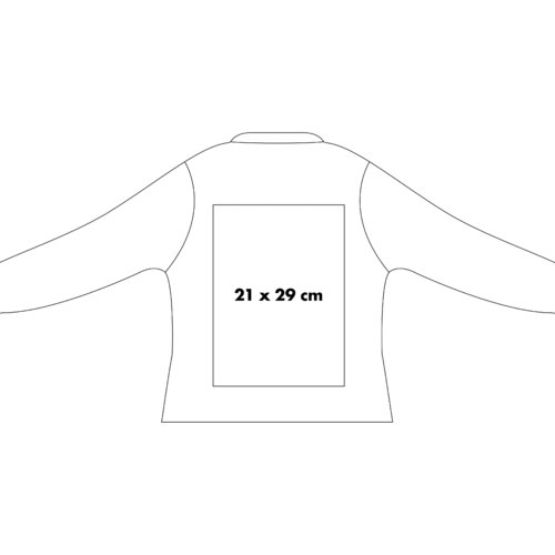 Veste en polaire avec fermeture éclair intégrale et poches latérales.