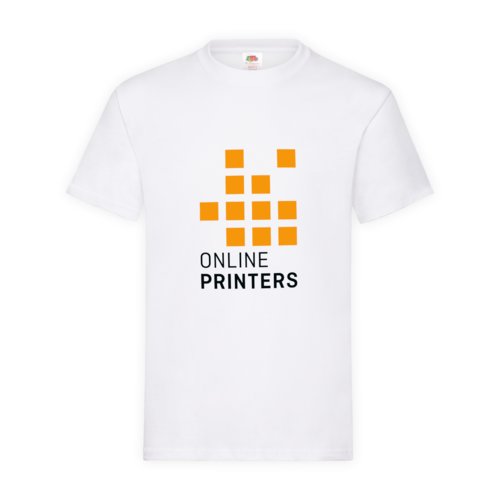 T-shirt blanc en coton pour hommes  manches courtes.