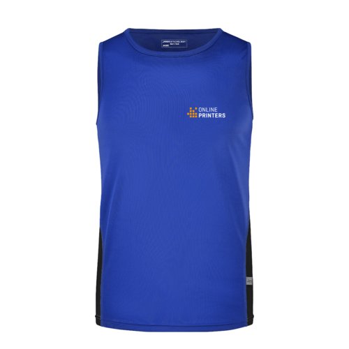 Dbardeur bleu en polyester pour homme.