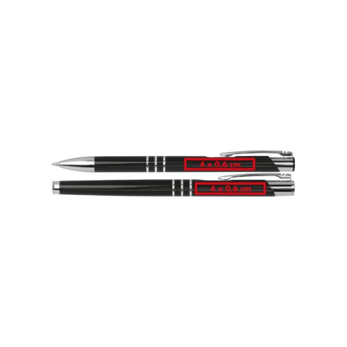 Ensemble d'criture avec stylo et tui.