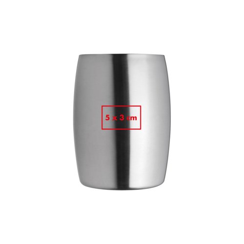 Refroidisseur  vin argent en acier inoxydable pour bouteilles.