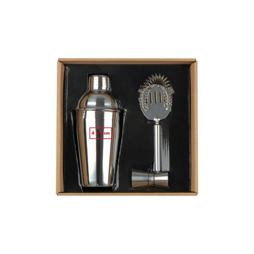 Set  cocktail en mtal, 3 pices.
