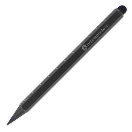 Crayon noir en graphite avec gomme et fonction stylet tactile.