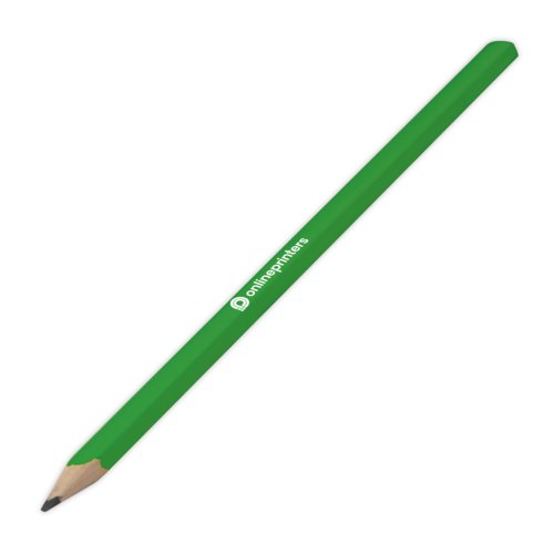 Crayon en bois vert de conception standard.