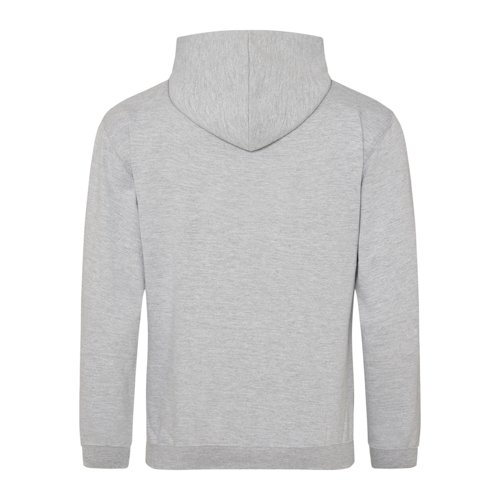 Sweat  capuche chin gris en mlange de coton avec capuche.