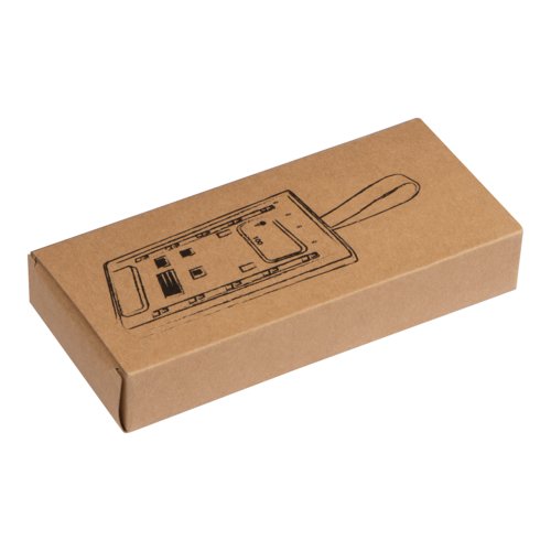 Batterie externe transparente avec une capacit de 10 000 mAh.