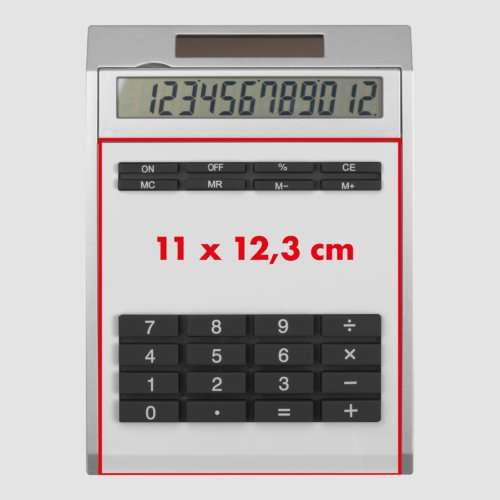 Calculatrice design original 12 chiffres Cascavel 2