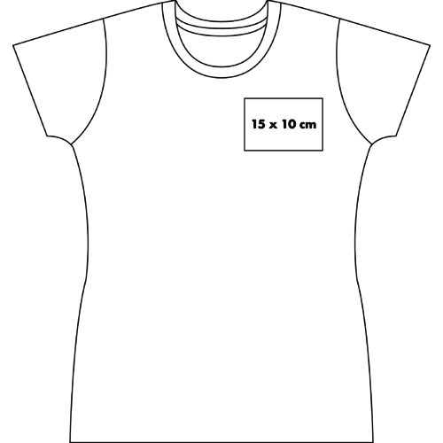 T-shirt en coton pour femme  manches courtes.