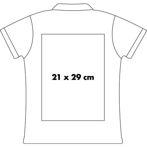 Polo en coton safran pour femme avec une courte patte de boutonnage.