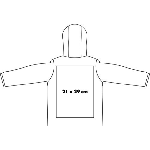 Veste de pluie lgre avec capuche pour hommes.