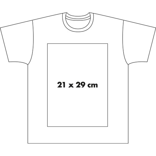 T-shirt en coton pour hommes avec col rond et manches courtes.