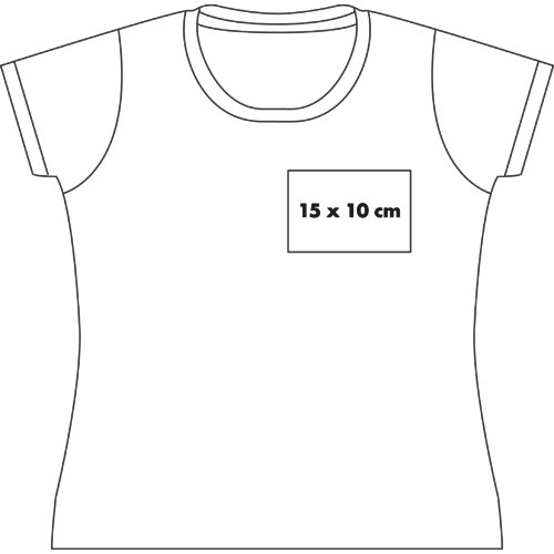 T-shirt en coton pour femmes avec manches courtes.