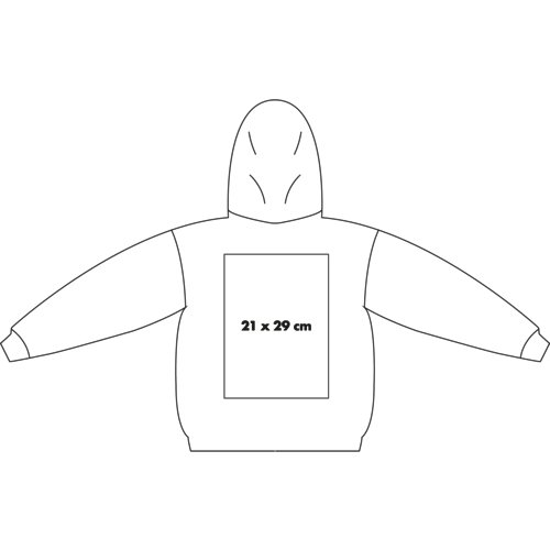 Sweat  capuche en tissu pour hommes avec capuche et poche kangourou.