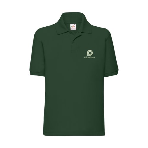 Polo piqu avec patte de boutonnage et manches courtes.
