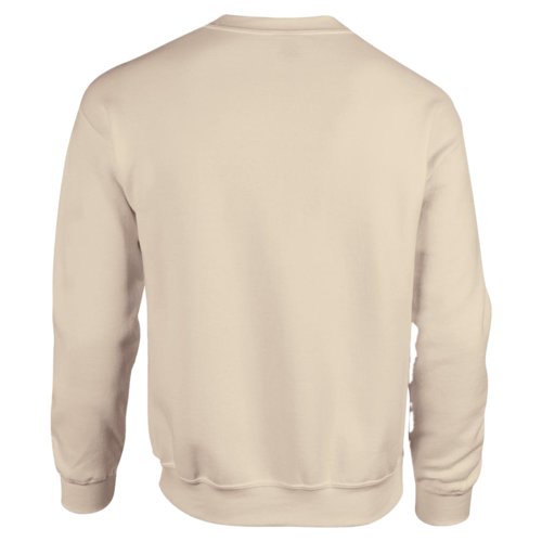 Sweat-shirt de couleur sable pour homme en mlange de coton  manches longues.